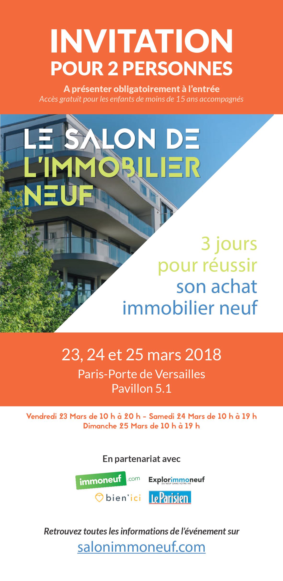 Salon de l'immobilier neuf 2018