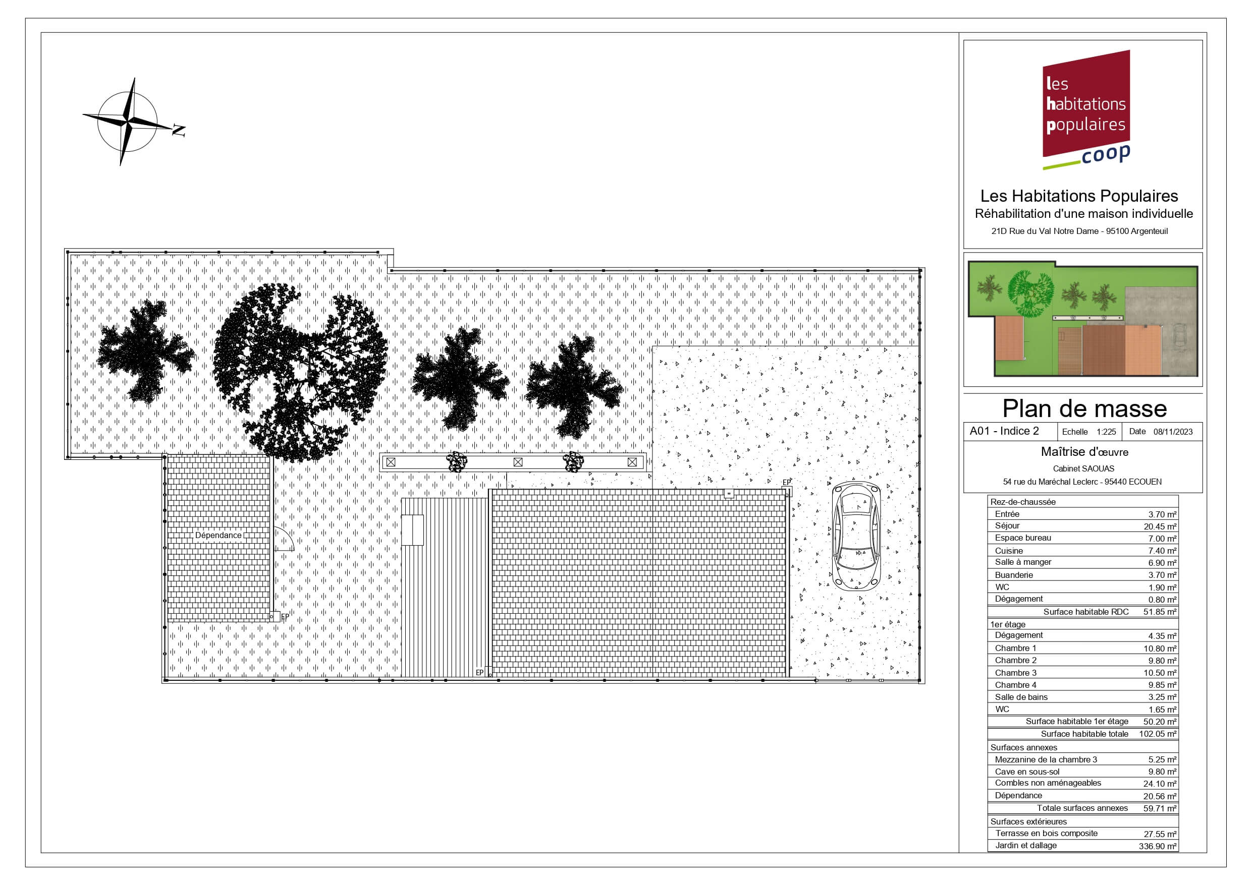 Les_Habitations_Populaires_Passiflora Plans 1